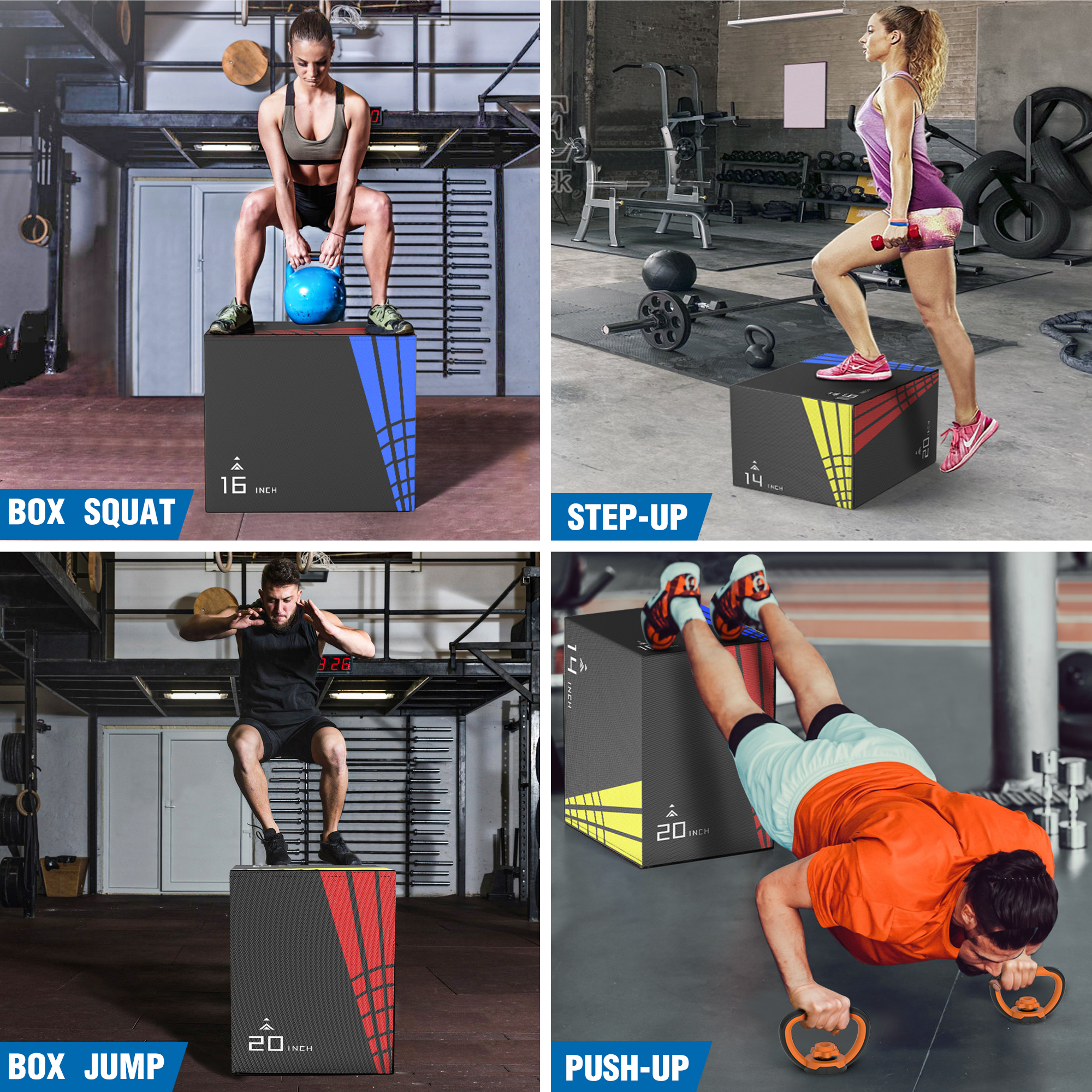 Plyometric Boxes Workout Plyo Foam Jump Exercise Boxes Torque Plyometric Boxes Workout Plyo Foam Jump Exercise Boxes Torque