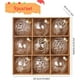 thumbnail image 2 of Juego de 9 bolas decorativas navideñas de 80 mm/3,15 pulgadas, transparentes e irrompibles, para colgar en el hogar, fiestas navideñas, 2 of 7