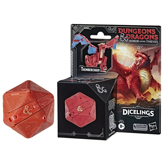 Dungeons & Dragons Honor Among Thieves D&D Dicelings Red Dragon Collectible Action Figure