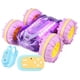thumbnail image 1 of Coche teledirigido anfibio barco 24 GHz 4WD RC Stunt Car para niños (púrpura), 1 of 9