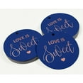 thumbnail image 3 of Inkdotpot Love Is Sweet Wedding Bottle Tag Real Rose Gold Foil Favor Hang Tags 50 Pack, 3 of 7