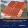 thumbnail image 4 of Set de cojines para asiento exterior Favoyard impermeable 60x60 cm, 4 of 6