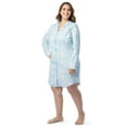 thumbnail image 2 of Fruit of the Loom Women's Beyond Soft Long Sleeve Button Down Flannel Sleepshirt, Sizes S-4X, 2 of 9