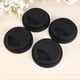 thumbnail image 5 of 4 tapas de silicona para tazas de café, reutilizables, antipolvo (negras), 5 of 5