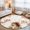 White, variant on Area Rugs 2x3,Farm Squirrel Fall Watercolor Maple Leaf Non Slip Washable Rug Indoor Carpet Soft Floor Rugs for Home Living Room Bedroom Dining Room Office
