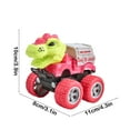 thumbnail image 3 of bxhwj Dinosaur Push and Go Toy Car, Educational Construction Vehicle for Toddlers, Boys Birthday Gift Age 2-5, Fine Motor Skills Development with Realistic Wheels, 3 of 6