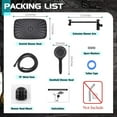 thumbnail image 5 of High Pressure Rainfall Shower Head 10 Spray Handheld Showerhead Combo, 5 of 5