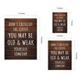 thumbnail image 7 of Designs ByLITA Don't Criticize The Coffee You May Be Old & Weak Yourself Someday, 11 x 14 Black Wall Print (Framed) | Funny Coffee Home & Office Decor, 7 of 7