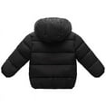 thumbnail image 3 of Esho 1-6T Toddler Girls Boys Winter Warm Hooded Coats Jackets, Kids Zipper Fleece Snow Clothes Outerwear, 3 of 5