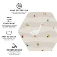 thumbnail image 3 of Honeii Funny Goose1 print Leather Coaster Set of 4, ideal for safeguarding your furniture from drinks spills and effortless cleanup-Hexagon, 3 of 6