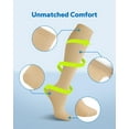 thumbnail image 2 of 3 Pairs Medical Sport Compression Socks - 15-20mmhg Graduated Knee-High Support for Men & Women, Ideal for Soccer, Running, and Nurses, 2 of 7