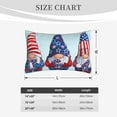 thumbnail image 6 of Haiem Pillowcase for Hair and Skin Queen - Cute Gnomes in USA1 Printed Soft Pillowcase with Envelope Closure(Pillow not included)-20"x30", 6 of 9