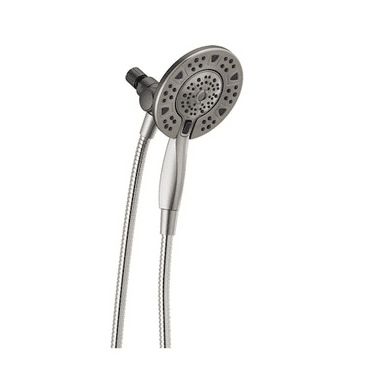 Delta In2ition 4-Spray Dual Showerhead and Handheld Showerhead with Pause in SpotShield Brushed Nickel