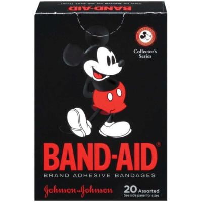Band-Aid Brand Adhesive Bandages, Mickey Mouse Assorted Sizes 20 ct