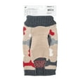 thumbnail image 6 of Vibrant Life Split Neck Dog Sweater, Tan Bone, (Medium), 6 of 6