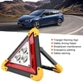 thumbnail image 3 of Peahefy 30W Multifunction Car Breakdown Emergency Safety Triangle Stop Sign with Red LED Warning Light,Triangle Sign, Triangle Sign, 3 of 8