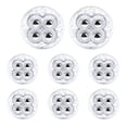 thumbnail image 1 of 8x Furniture Rollers Small Self Adhesive 4 Steel Ball Rollers Wheels 360°, 1 of 9