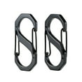 thumbnail image 1 of Outdoor S-Hook Multifunctional Stainless Steel Hung Hook Portable Camping Backpack Carabiner KeyChain Buckle Hungers, 1 of 8