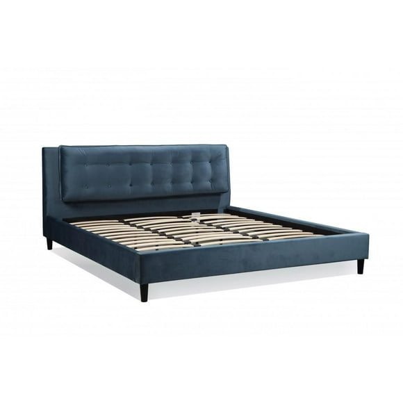 Sipha Queen Platform Bed, Teal