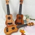 thumbnail image 1 of CQCYD 3Pcs KidsGuitar Ukulele, 14 Inch Beginner Musical InstrumentToy, 4 String Mini Guitar forChildrenToddler, Early Educational Pre Study Learning, Nylon Strings with Picks Songbook, 1 of 9