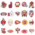 thumbnail image 2 of 20 piezas de accesorios para zapatos de fútbol (B), accesorios para zapatos de dibujos animados, utilizados para zapatos perforados, pulseras, fiestas, decoración de bricolaje., 2 of 5