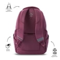 thumbnail image 4 of TOTTO Mochila Ergonómica Grande para Mujer Porta Laptop 13 con Bolsillo Secreto | Escuela - Oficina  vino G, 4 of 6
