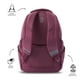 thumbnail image 4 of TOTTO Mochila Ergonómica Grande para Mujer Porta Laptop 13 con Bolsillo Secreto | Escuela - Oficina  vino G, 4 of 6