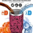 thumbnail image 3 of 30oz Handheld Travel Tumbler with Handle – Double Wall Stainless Steel Insulated Cup, Flip Straw Lid, Leak-Proof & BPA-Free for Hot and Cold Drinks – Durable Coffee & Juice Mug Pink, 3 of 7