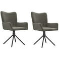 thumbnail image 5 of vidaXL Swivel Dining Chairs 2 Pcs Upholstered Accent Leisure Side Chair Velvet, 5 of 12
