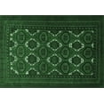 thumbnail image 1 of Ahgly Company Indoor Rectangle Persian Emerald Green Traditional Area Rugs, 7' x 9', 1 of 4