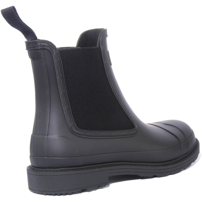 ショートブーツ・ブーティ Hunter Comando Chelsea Wellington Boots Hunter Commando Chelsea Wellington Boots, Black - Walmart.com