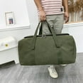 thumbnail image 6 of JingChun Thickened Canvas Large Capacity Handheld Luggage Bag New Outdoor Camping Load Clothing Quilt Moving Storage Bag, 6 of 9