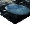 thumbnail image 2 of Ambesonne Galaxy Fitted Sheet, Solar System Sun Planets, Twin XL Size, Black Grey, 2 of 3