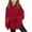 Red, variant on Girls Oversized Hoodies, Fleece Lined Long Sleeve Hooded Sweatshirt with Kangaroo Pocket, Drop Shoulder Solid Color Casual Pullover Tops for Kids 5-14 Years, Blackish Green 120