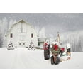 thumbnail image 2 of Deiter, Lori 18x13 Black Ornate Wood Framed with Double Matting Museum Art Print Titled - Snowy Country Christmas Wishes, 2 of 4