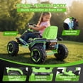thumbnail image 6 of VIBESPARK 36V Ride on Toys for Big Kids Ages 6-12, 600W Ride on Cars up to 5.9 mph, Powerful 4 Wheeler Quad, Ride on ATV W/ Adjustable Seat, Ball-bearing Design, Power Display, Light Control, Green, 6 of 15