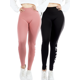 thumbnail image 1 of Set De 2 Leggings Casual o Deportivos Unitalla De Cintura Alta De Mujer En Color Sólido, 1 of 5