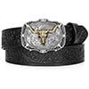 A|Black(Bronze Bull Buckle)