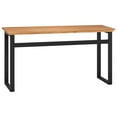 thumbnail image 3 of vidaXL Desk Console Table Computer Desk Home Office Study Desk Solid Wood Teak, 3 of 6