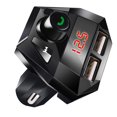 thumbnail image 4 of compatible Car Handsfree Wireless Bluetooth FM Transmitter LCD MP3 Player USB Charger 2 Port Car Charger_Perfect Gift, 4 of 5