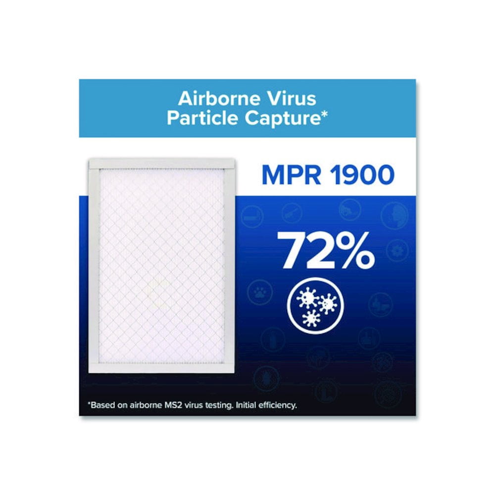 Filtrete High Performance Air Filter, 1900 MPR, UA21-4, 18 in x 24 in x 1 in (45,7 cm x 60,9 cm x 2,5 cm)