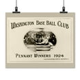 thumbnail image 2 of Print: Washington Baseball Club--Pennant Winners 1924, 2 of 4