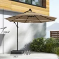 thumbnail image 5 of Parasol d'Extérieur Élégant, Parasol de Piscine, Parasol de Patio à Levier, 5 of 5