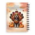 thumbnail image 2 of Happy Thanksgiving Wirehaired Pointing Griffon Turkey Costume Pumpkins Autumn Leaves Spiral Bound Journal Dog Lover 5x7in Spiral Notebook - 13014, 2 of 5