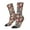 White, variant on rock record music Skull Pattern Sport Socks for Women and Men Crew Socks Sporty Calf Socks Casual Socks