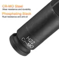 thumbnail image 4 of Uxcell 22mm Hex Impact Bit Socket H22 1/2 CR-MO Steel Phosphate Black Impact Drive Hex Bit Sockets Adapter, 4 of 6