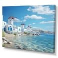 thumbnail image 2 of Designart "In Mykonos Greece Serenity wall art" Greece Canvas Wall Art, 2 of 5