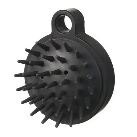 

Soft Silicone Hair Brush Massage Comb Stimulates Hair Growth Makes Hair Smooth and Clean Scalp Cleaning Applicator - 1 Piece