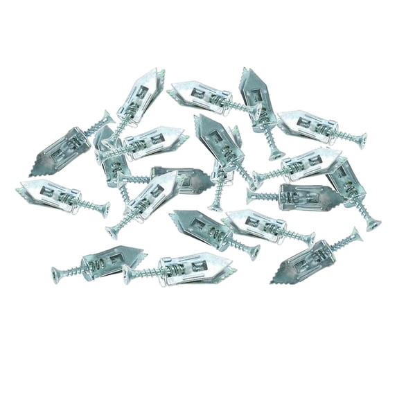 20x Drywall Self-Drilling Anchor with Screws Hanging Expansion Screw for 12x40mm 20pcs