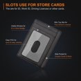 thumbnail image 4 of Cartera Buffway, delgada y minimalista, de piel con bloqueo RFID, 4 of 8